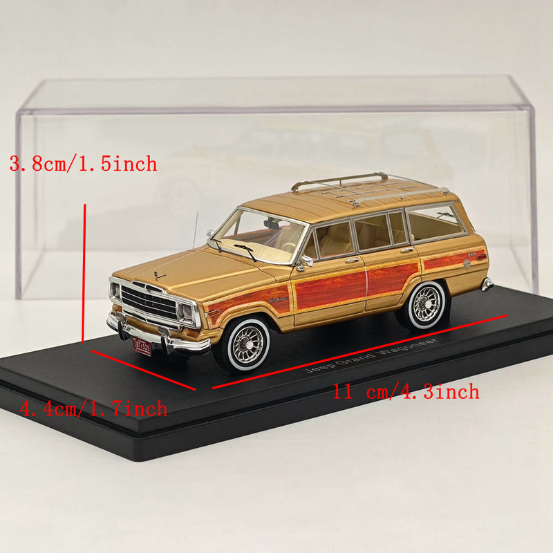 NEO 1/43 Jeep Grand Wagoneer Gold Resin Models Car Limited Colllection