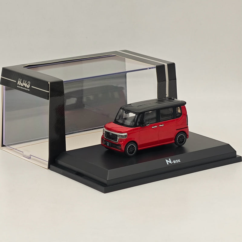 Hobby Japan 1/43 Honda N-BOX Custom Premium Crystal Red Metallic HJ431006RM