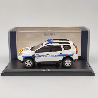 1/43 Norev Dacia Duster Police Municipale 2020 White Diecast Models Car Toys Gift