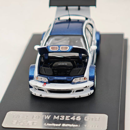 Ghost Player 1:64 E46 M3 GTR NFS Openable Hood & Trunk Diecast Model Car Limited Collection