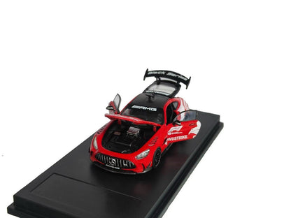 Pre-Sale MJ 1/64 Benz AMG GT Black Series F1 Safety Car Models Diecast Carbon Fiber Body Toys Collectible
