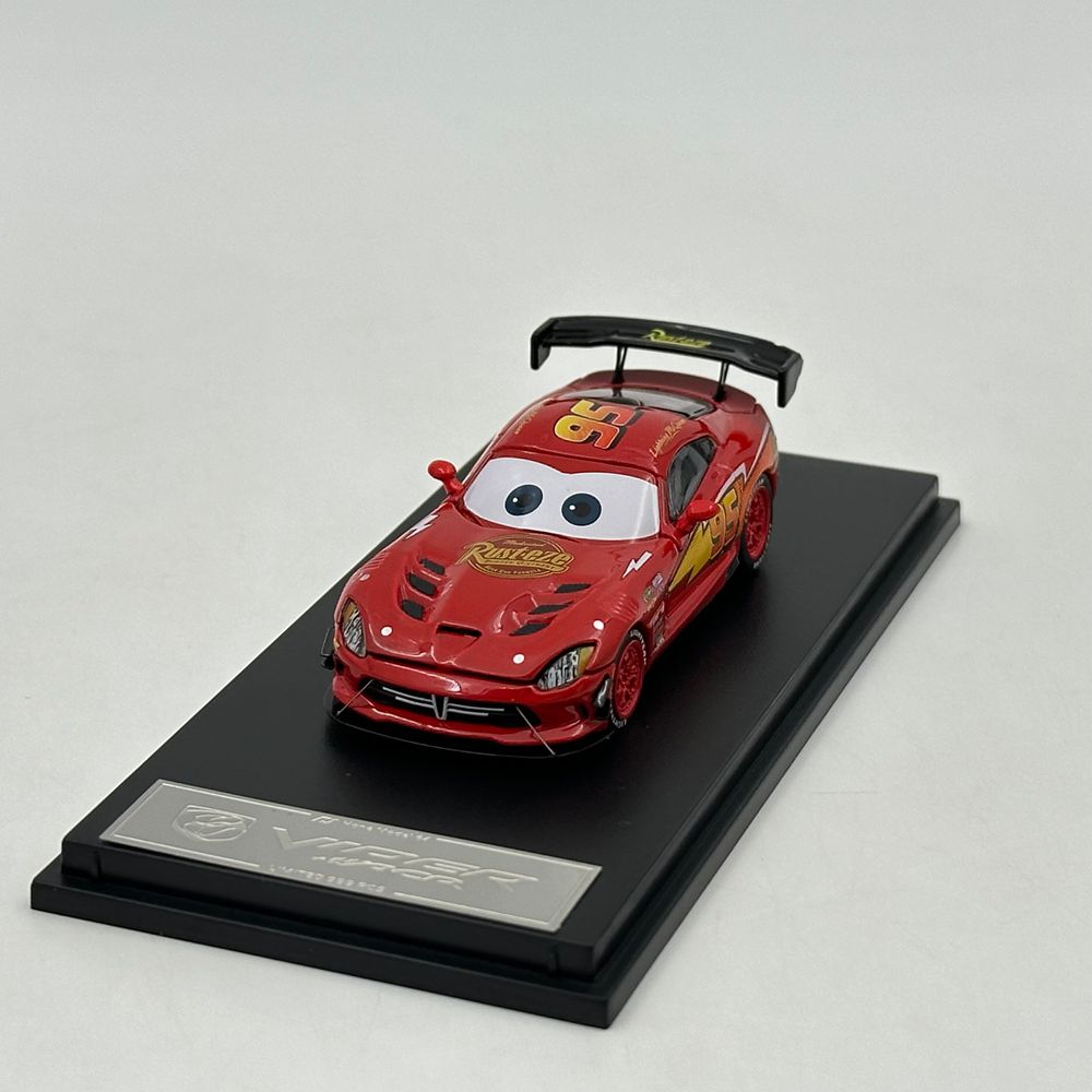 Hone Model 1/64 Viper MK3 ACR Magnetic Hood Racing Sports Diecast Model Car