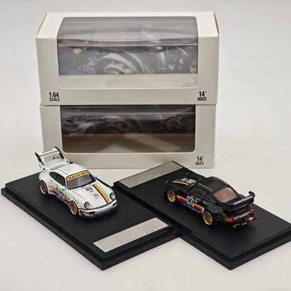 SW 1:64 911 993 Apple #90 #89 Racing Sports Model Alloy Model Car