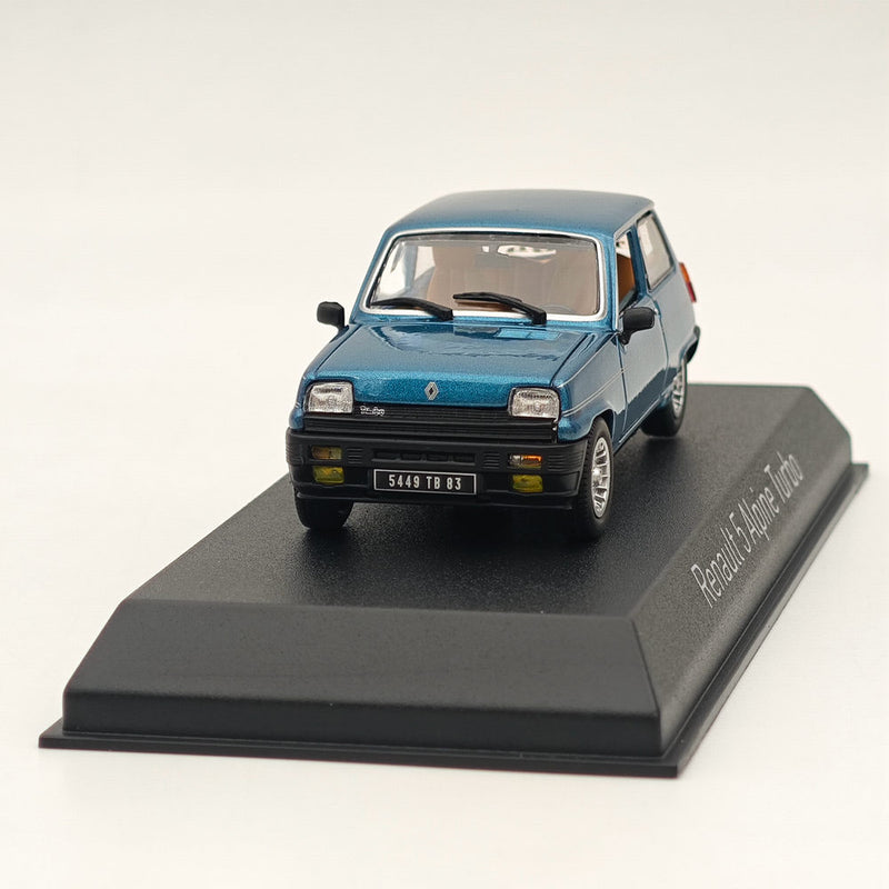 1/43 Norev Renault 5 Alpine Turbo 1983 Diecast Model Cars Collection Blue