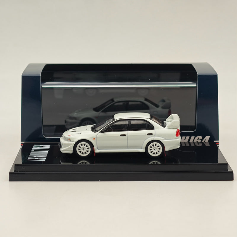 Hobby Japan 1/64 Mitsubishi Lancer RS Evolution VI HJ643033BW White Diecast