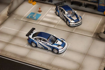 In Stock Ghost Player 1:64 E46 M3 GTR NFS Open Hood & Trunk Diecast Model Car Limited Collection