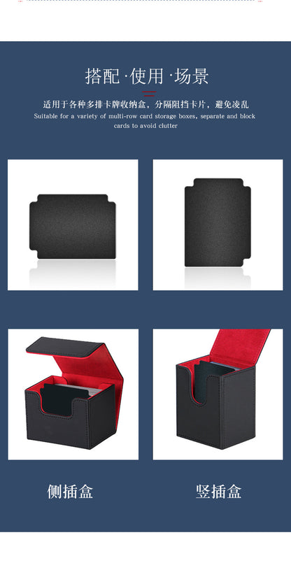 10pcs Multi Color PP Matte Card Dividers CCG Trading Card Box Separator Sheets