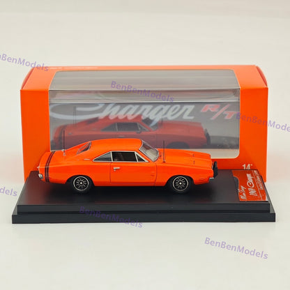 1:64 Mini Forge 1969 Charger R/T Red Diecast Metal Car Limited Collection