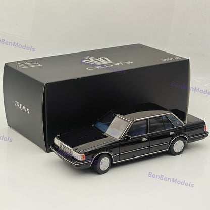 1/18 Toyota Crown Seventh Generation MS122 Black / Blue Interior Diecast