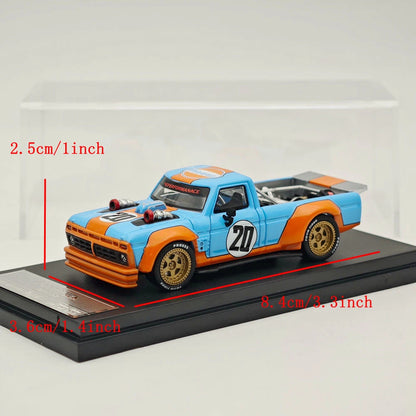 STREET WARRIOR 1:64 F-150 Performance Hoonitruck 1977 Gulf #20 Diecast Model Car Limited Collection
