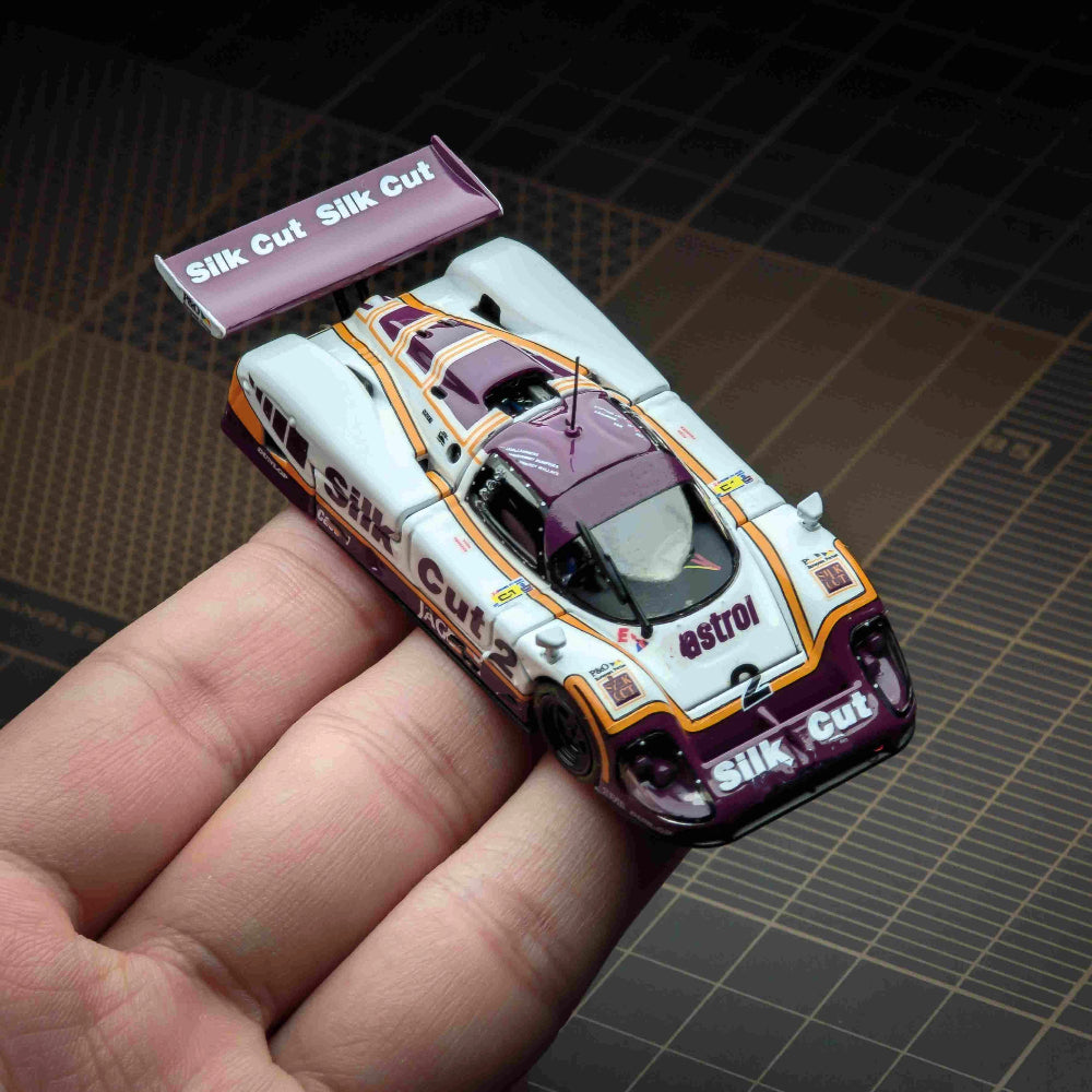 Transcend Model 1:64 XJR-9 1988 Le Mans Winner Silk Cut Diecast Model Car Limited Collection