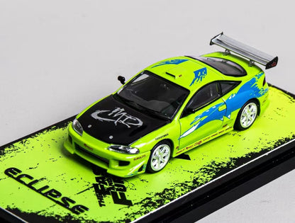 Transcend model 1/64 Mitsubishi Eclipse Fast and Furious Diecast Car Limited 999pcs Collection Auto Toys Gifts In Stock - US