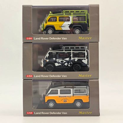 Master 1:64 Land Rover Defender Van Diecast Jouets Modèles de Voitures Miniatures Hobby Cadeaux à Collectionner Moon Eye 