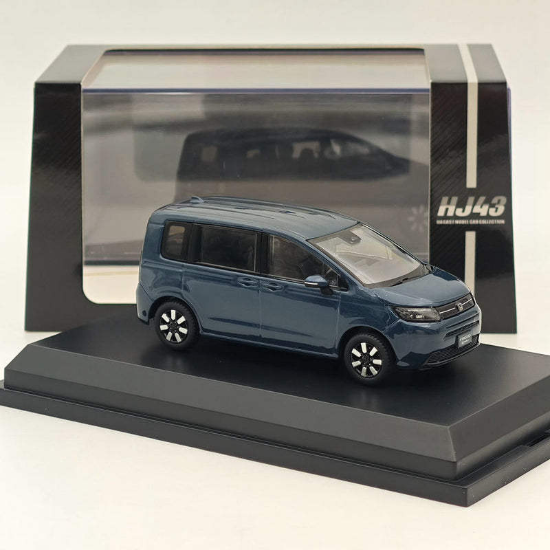 Hobby Japan 1/43 Honda FREED Seabed Blue Pearl HJ431009SB Diecast Model Car