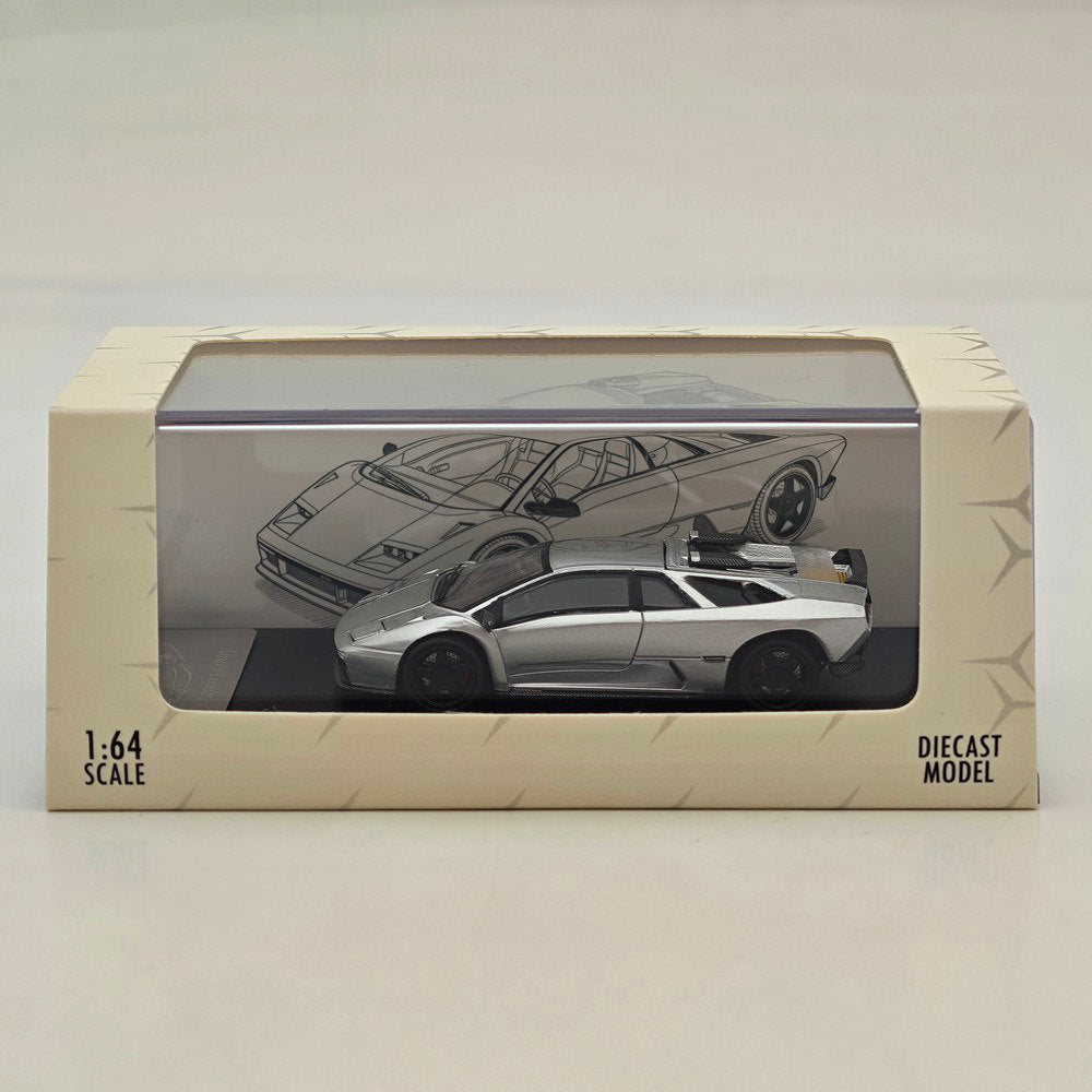 Rhino Model RM 1:64 Diablo Eccentrica Green/Silvery with detachable tailgate Diecast Model Car Collectible