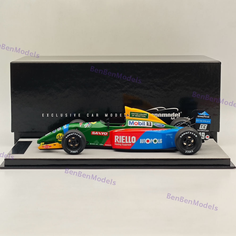 1/18 Scale Tecnomodel BENETTON F1 B190 GERMANY GP 1990 NANNINI #19 LE80 Resin