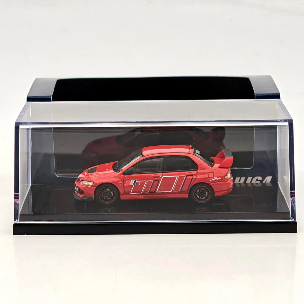 1:64 Hobby Japan Lancer GSR Evolution IX RALLIART Red Solid HJ646054R alloy car model