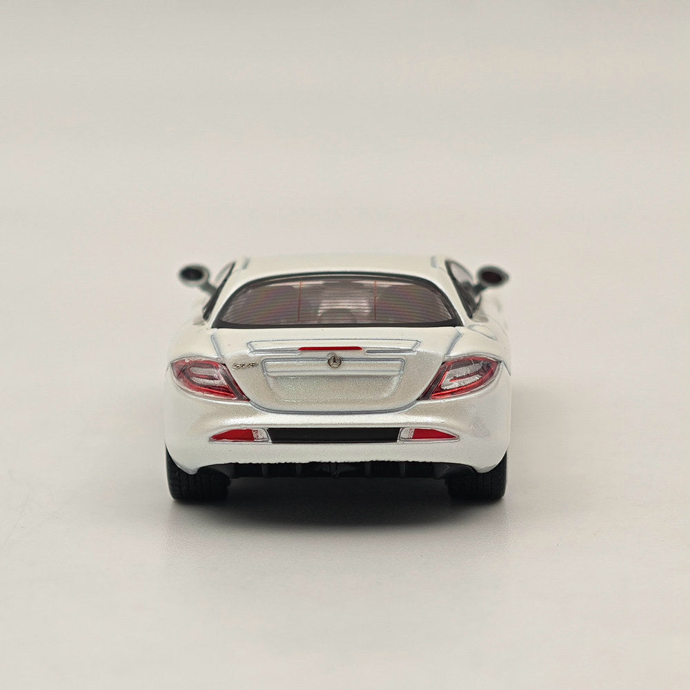 1:64 STREET WARRIOR Mercedes SLR McLaren White Diecast Model Car Limited