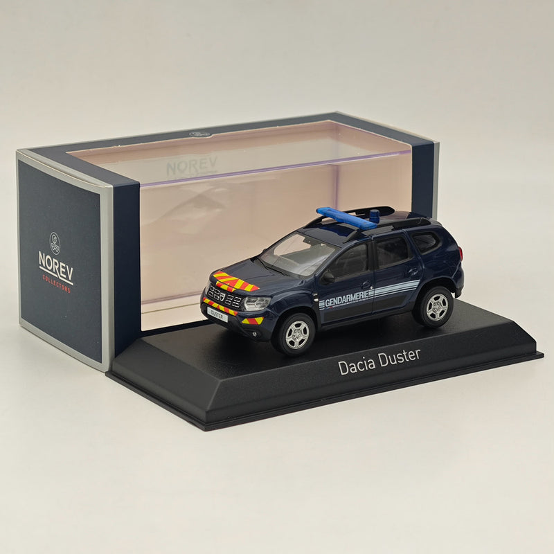 1/43 Norev Dacia Duster Gendamerie 2020 Diecast Models Car Collection Blue