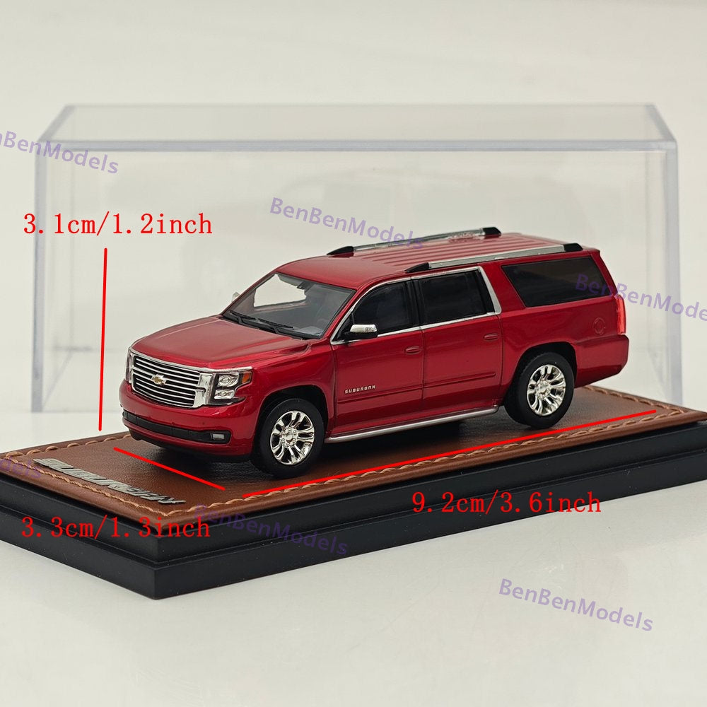 GOC 1:64 Chevrolet Suburban 2015 Full Sized SUV Diecast Model Car