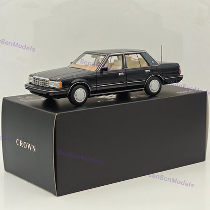 1/18 Toyota Crown Seventh Generation MS122 Black / Mi Interior Diecast Model