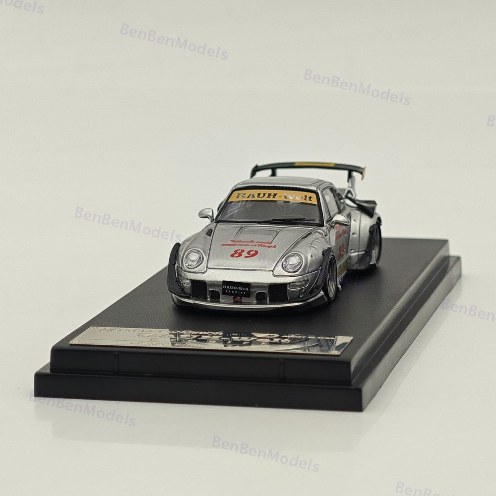 1/64 SW Porsche RWB 993 #89 RAUH-Welt Wide Body Modification Diecast Model Car