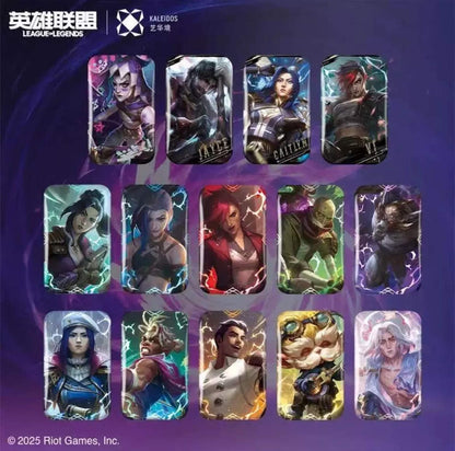 League of Legends LOL Arcane Badge Riot Game Official Blind Box Sealed 10 Packs