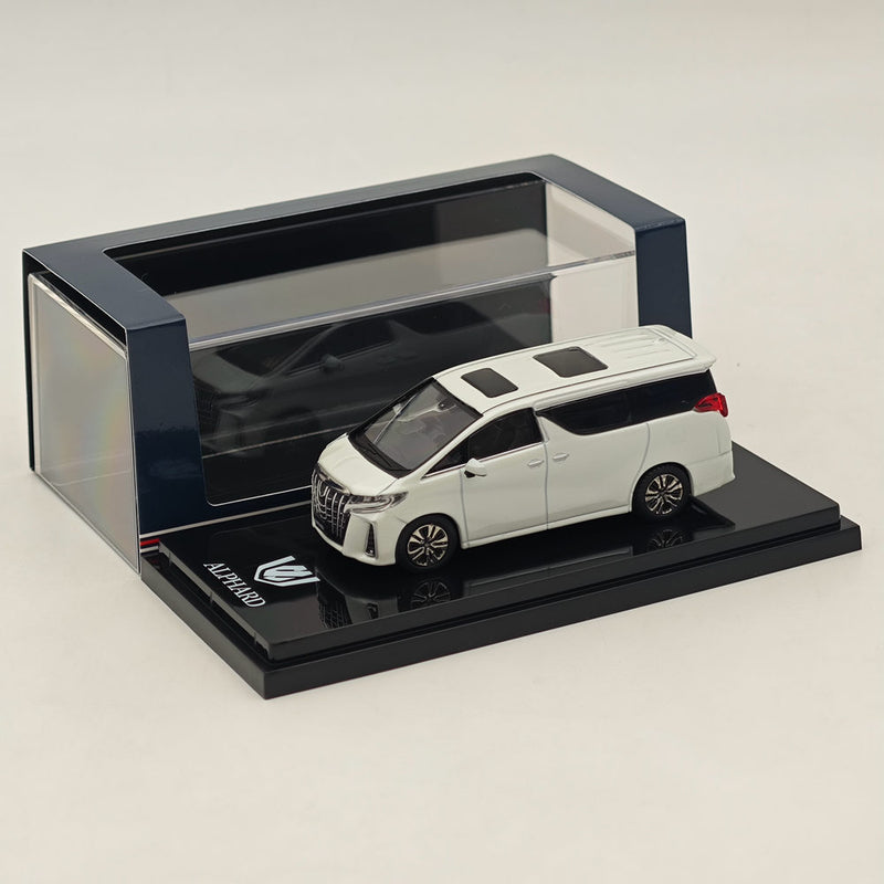 1/64 Hobby Japan Toyota ALPHARD(H30W)with Sunroof White Pearl Crystal Shine