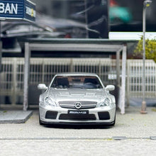 GUM 1:64 Mercedes Benz SL65 AMG Black Series5th R230 Alloy Car Model Gift Silver