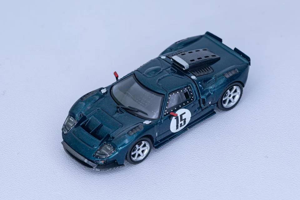 Rhino Model RM 1:64 GT40 #15 #60 Magnetic Hood Limited Edition Diecast Model Car
