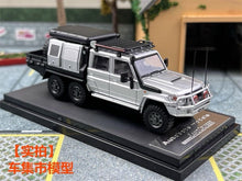 AM 1:64 Toyota Land Cruiser LC79 6X6 Double Cab Pickup Diecast Toys Car Model Gifts