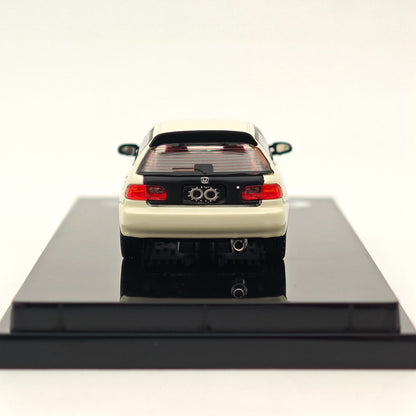 Hobby Japan 1/64 Honda CIVIC (EG6) JDM Style Customized Version With Engine Display Model White HJ642017AW Diecast Models Car Collection
