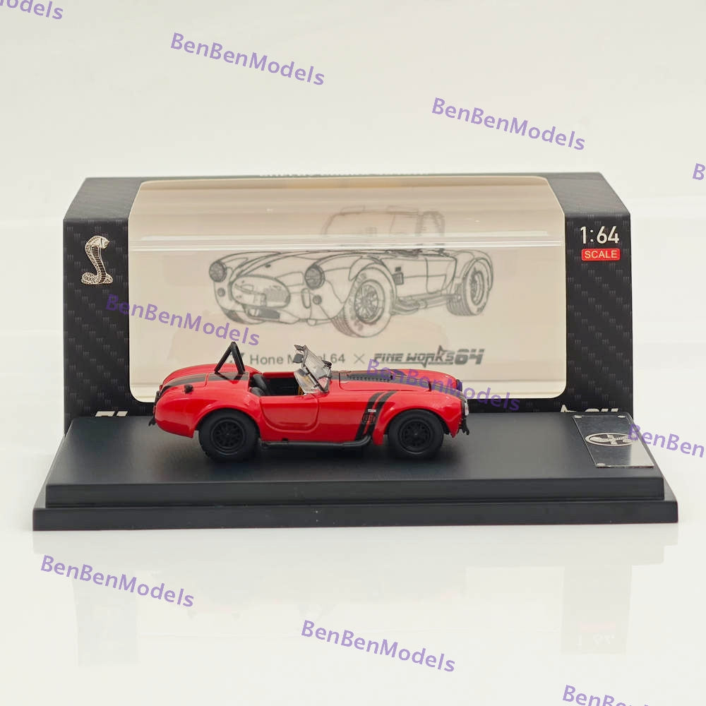 1/64 Fine Works SHELBY COBRA 427S/C Hone Model 64x Open Top Edition Diecast