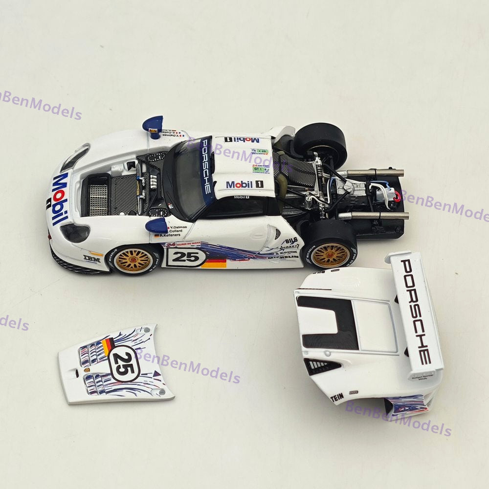 TSD 1:64 Porsche 911 GT1 24h LeMans 1997 Openable - Hood Diecast
