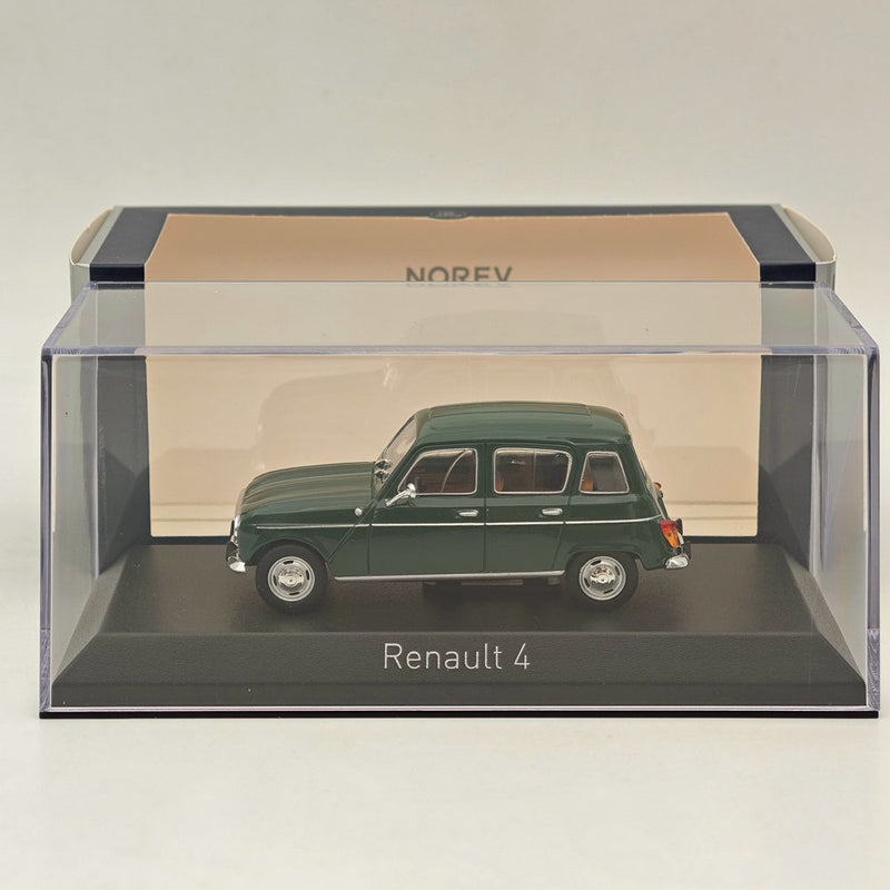 1/43 Norev Renault R4 1974 Dark Green Quatrelle Diecast Models Car Collection