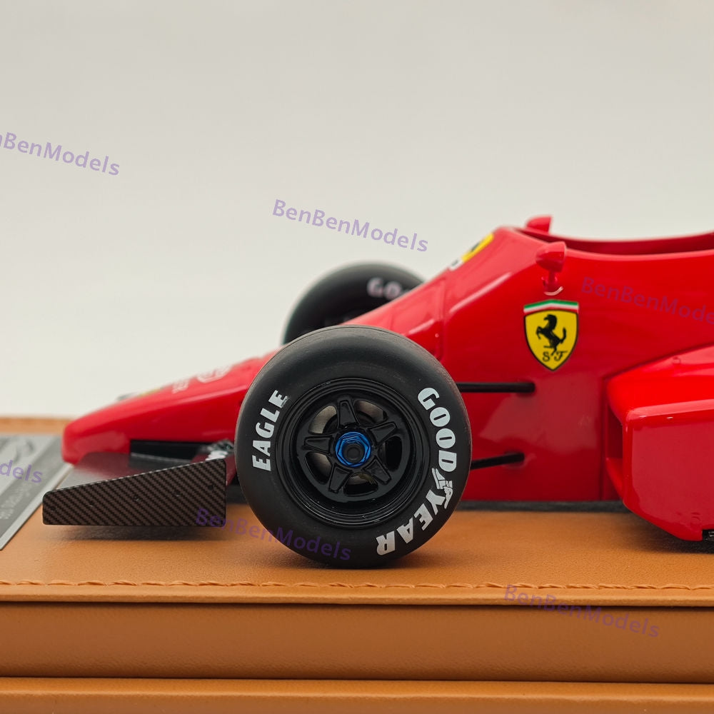 1/18 Tecnomodel Ferrari F1 F637 INDY #0 1986 TEST DRIVE FIORANO Red Resin Model