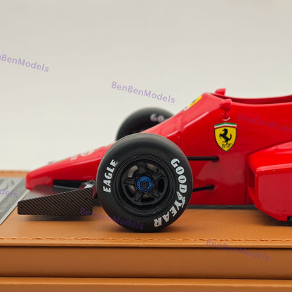 1/18 Tecnomodel Ferrari F1 F637 INDY #0 1986 TEST DRIVE FIORANO Red Resin Model