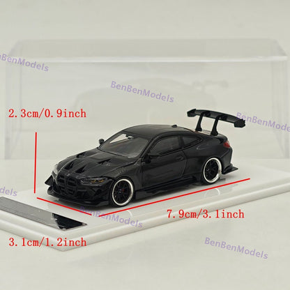SW 1/64 M4 G82 GTR Flossmann Full Widebody Kit Diecast Model Car Limited Edition