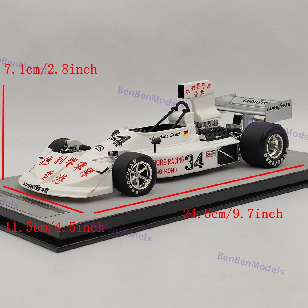 1/18 Tecnomodel March 761 #34 H.J. Stuck USA Long Beach GP 1976 TM18-222B