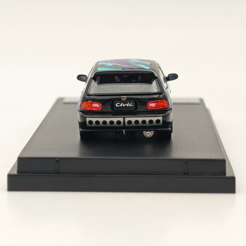 SW 1:64 Honda Civic EG6 HKS Limited 499pcs Diecast Models Car Collection