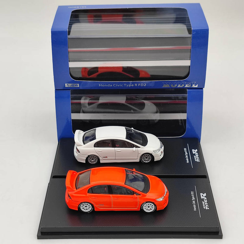 1:64 Honda Civic Type R FD2 Diecast Toys Car Models Collection Gifts