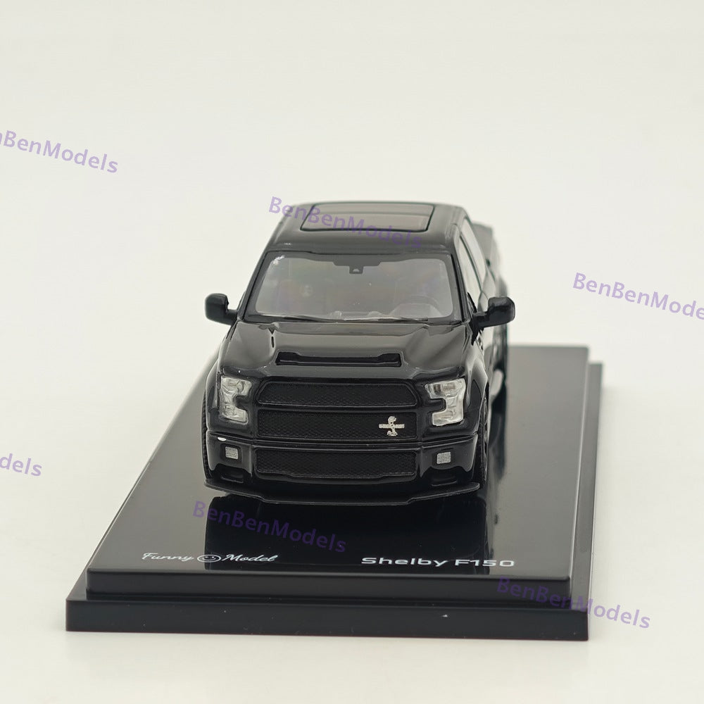 1/64 Funny SHELBY F-150 Shelby Super Snake Pickup Diecast Metal Car Limited