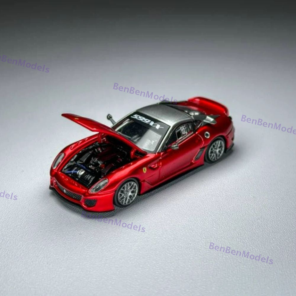 Rhino Model 1:64 Ferrari 599XX Racing Sports Model Diecast Car