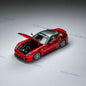 RM 1:64 Ferrari 599XX Racing Sports Model Diecast Car Model with Openable Hood