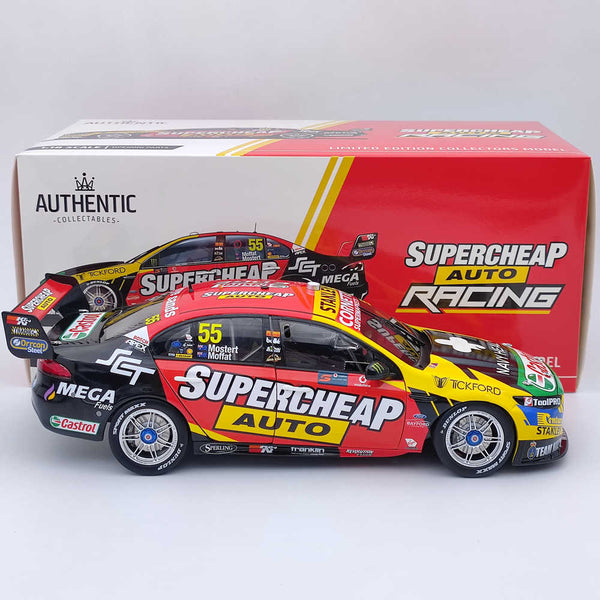 1/18 Authentic FORD FGX FALCON 2018 600 WINNER #55 CHAZ MOSTERT'S/JAMES MOFFAT'S TOYS CAR GIFT