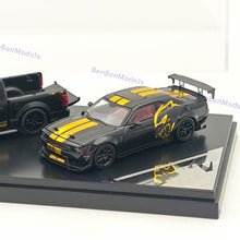 GT SHOW 1:64 Shelby F150 & Hellcat Black/Gold "American Power" livery Diecast Metal Limited Edition