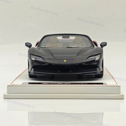 CE 1/18 Ferrari SF90 Spider Supercar Car Red Black Gradient Resin Diecast Model