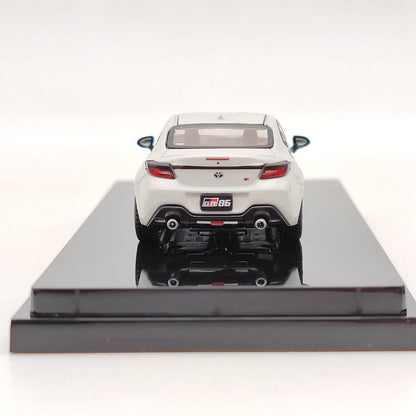 Hobby Japan 1:64 Toyota GR86 RZ 3BA-ZN8 Blanc HJ641048AW Jouets moulés sous pression Modèles de voitures Collection Cadeaux États-Unis