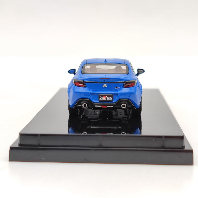 Hobby Japan 1/64 Scale TOYOTA GR86 RZ 3BA-ZN8 Blue HJ641048ABL Diecast Model Car Limited Collection Auto Toys Gifts US