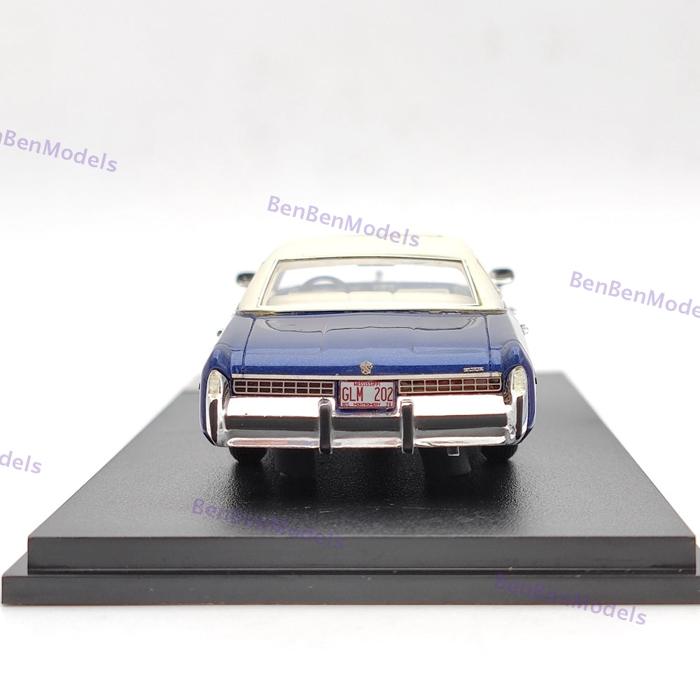 1/43 GLM Models Buick Electra 225 1976 #107202 Blue Resin Car Limited Collection